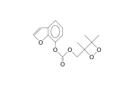 Benzofuran-7-yl (3,4,4-trimethyl-dioxetan-3-yl)methyl carbonate