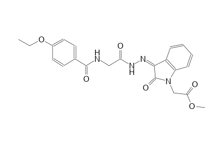 methyl [(3Z)-3-({[(4-ethoxybenzoyl)amino]acetyl}hydrazono)-2-oxo-2,3-dihydro-1H-indol-1-yl]acetate