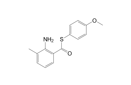 S-4-Methoxyphenyl 2-amino-3-methylbenzothioate