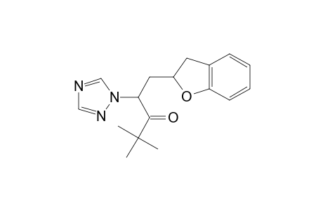 3-Pentanone, 1-(2,3-dihydro-2-benzofuranyl)-4,4-dimethyl-2-(1H-1,2,4-triazol-1-yl)