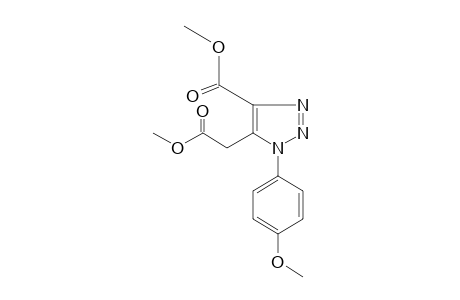 4-CARBOXY-1-(p-METHOXYPHENYL)-1H-1,2,3-TRIAZOLE-5-ACETIC ACID, DIMETHYL ESTER