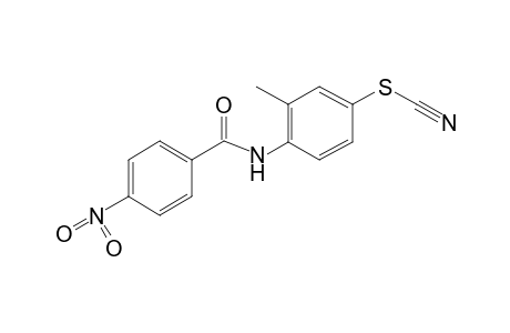 thiocyanic acid, 4-(p-nitrobenzamido)-m-tolyl ester