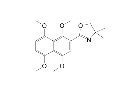 4,4-Dimethyl-2-(1',4',5',8'-tetramethoxynaphthalen-2'-yl)-4,5-dihydrooxazole