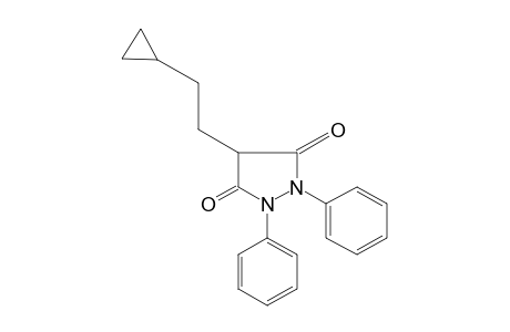 4-(2-cyclopropylethyl)-1,2-diphenyl-3,5-pyrazolidinedione