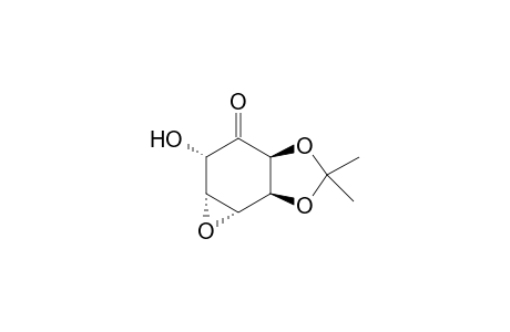 (2S,3R,4R,5S,6S)-3,4-epoxy-2-hydroxy-5,6-isopropylidenedioxy- 1-cyclohexanone