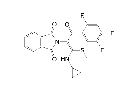 2-[2'-Cyclopropylamino-2'-methylsulfanyl-1'-(2',4',5'-tyrifluorobenzoyl)ethyl]-1H-isoindole-1,3(2H)-dione