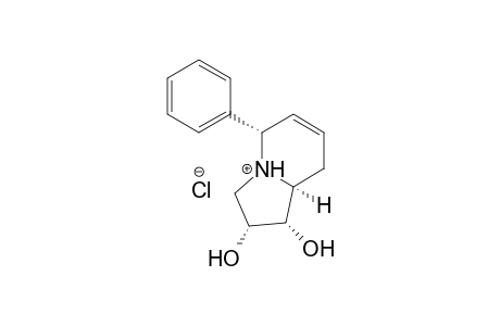 (1S,2R,5S,8aS)-1,2-Dihydroxy-5-phenyl-1,2,3,5,8,8a-hexahydroindolizinium chloride