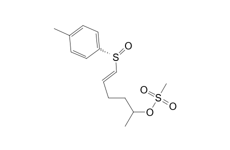 (E)-6-[(R)-(p-Tolylsulfinyl)-5-hexen-2-yl methanesulfonate