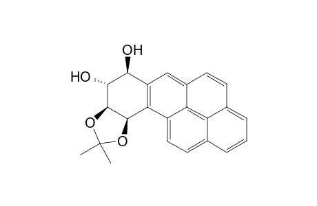 7.beta.,8.alpha.-dihydroxy-9.beta.,10.beta.-dimethylmethylenedioxy-7,8,9,10-tet-rahydrobenzo[a]pyrene