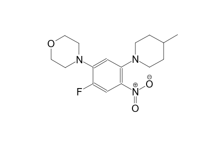 4-[2-fluoro-5-(4-methyl-1-piperidinyl)-4-nitrophenyl]morpholine
