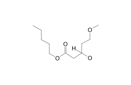 Pentyl (3s)-3-hydroxy-5-methoxypentanoate