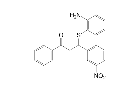 3-[(o-Aminophenyl)thio]-3-(m-nitrophenyl)propiophenone