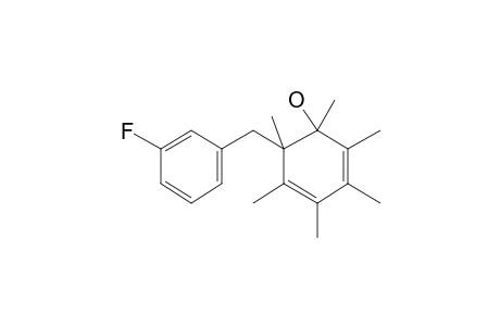 1-Hydroxy-6-(3'-fluorobenzyl)-1,2,3,4,5,6-hexamethylcyclohexa-2,4-diene