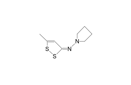 5-Methyl-3-(N-pyrrolidinimino)-3H-1,2-dithiole