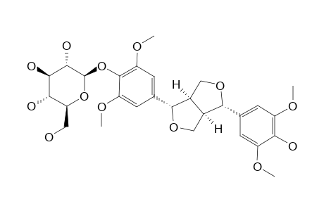 SYRINGARESINOL-4'-O-BETA-D-GLUCOPYRANOSIDE