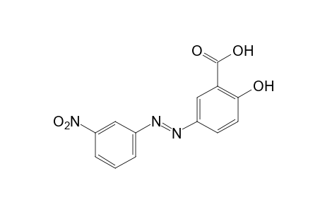 5-[(m-nitrophenyl)azo]salicylic acid