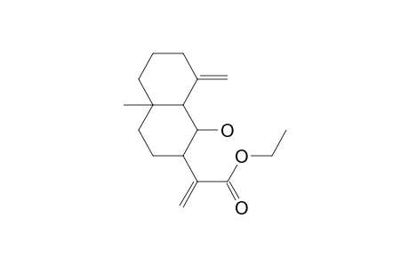 2-Naphthaleneacetic acid, decahydro-1-hydroxy-4a-methyl-.alpha.,8-bis(methylene)-, ethyl ester, [1S-(1.alpha.,2.beta.,4a.beta.,8a.alph a.)]-