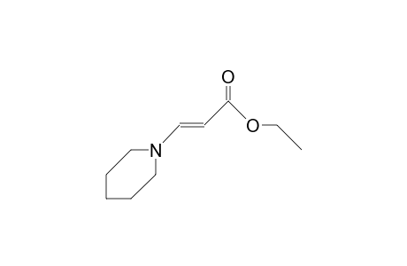 (E)-3-Piperidino-acrylic acid, ethyl ester