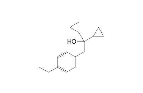 1,1-dicyclopropyl-2-(4-ethylphenyl)ethan-1-ol