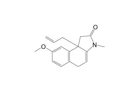 9B-Allyl-8-methoxy-3-methyl-5,9B-dihydrobenz[E]indolin-2-one