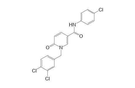 4'-CHLORO-1-(3,4-DICHLOROBENZYL)-1,6-DIHYDRO-6-OXONICOTINANILIDE