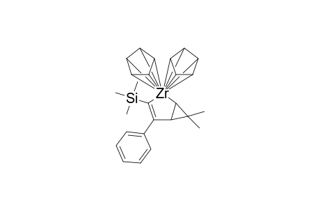 2-Zirconabicyclo[3.1.0]hex-3-ene, 6,6-dimethyl-4-phenyl-3-trimethylsilyl-bis(.eta.-5-cyclopentadienyl)-