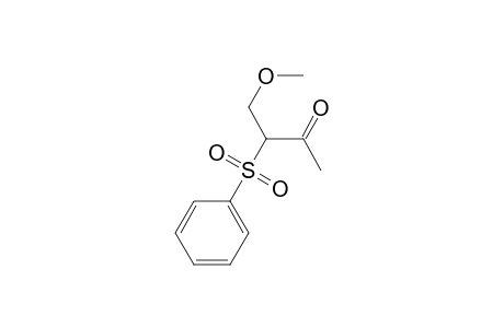 4-methoxy-3-phenylsulfonylbutan-2-one