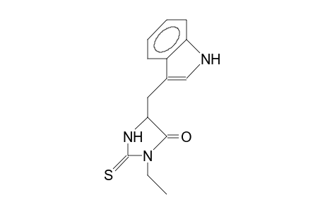 3-Ethyl-5-(indol-3-yl-methyl)-thiohydantoin