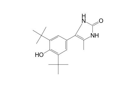 4-(3,5-di-tert-butyl-4-hydroxyphenyl)-5-methyl-4-imidazolin-2-one