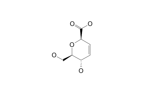 (2,3-DIDEOXY-BETA-D-ERYTHRO-HEX-2-ENOPYRANOSYL)-FORMIC-ACID