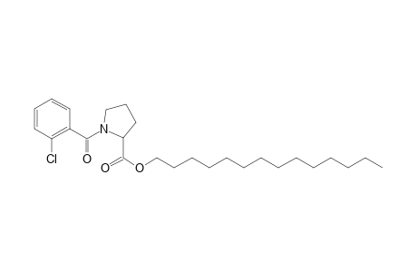 L-Proline, N-(2-chlorobenzoyl)-, tetradecyl ester