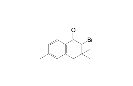 2-bromo-3,4-dihydro-3,3,6,8-tetramethyl-1(2H)-naphthalenone