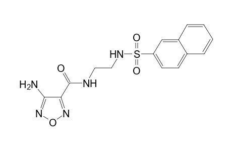 4-Amino-N-(2-[(2-naphthylsulfonyl)amino]ethyl)-1,2,5-oxadiazole-3-carboxamide