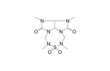 2,3,6,8-tetramethylhexahydro-7-thia-2,3,4a,6,8,9a-hexaazacycloocta[cd]pentalene-1,4(2H,3H)-dione 7,7-dioxide