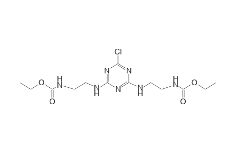 [(6-chloro-s-triazine-2,4-diyl)bis(iminoethylene)]dicarbamic acid, diethyl ester