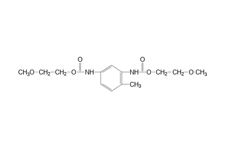 (4-methyl-m-phenylene)dicarbamic acid, bis(2-methoxyethyl)ester