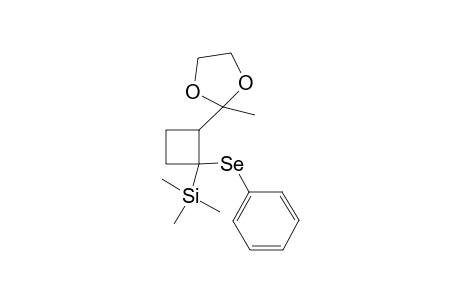 1-Acetyl-2-(phenylseleno)-2-(trimethylsilyl)yclobutane Ethylene Ketal