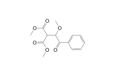 2-(1-Methoxy-2-oxo-2-phenylethyl)propanedioic acid dimethyl ester