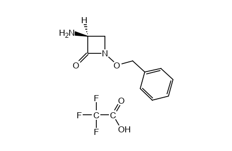 3(S)-AMINO-1-(BENZYLOXY)-2-AZETIDINONE, COMPOUND WITH TRIFLUOROACETIC ACID (1:1)