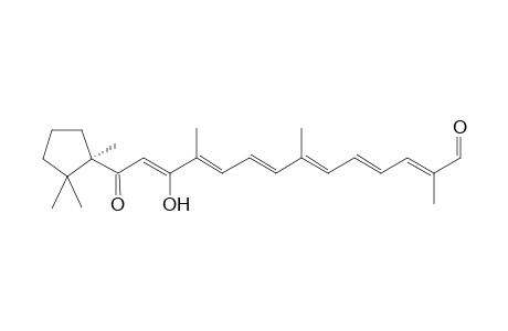 12'-Apo-.kappa.,.psi.-carotenal, 8-hydroxy-6-oxo-, (5R)-