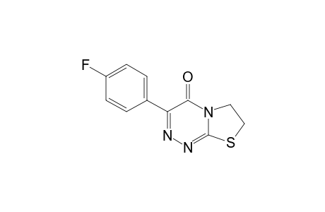 6,7-dihydro-3-(p-fluorophenyl)-4H-thiazolo[2,3-c]-as-triazin-4-one