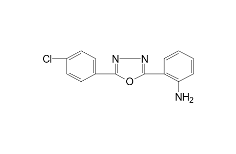 2-(o-aminophenyl)-5-(p-chlorophenyl)-1,3,4-oxadiazole