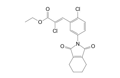 A,2-Dichloro-5-(4,5,6,7-tetrahydro-phthalimido)-cinnamic acid, ethyl ester