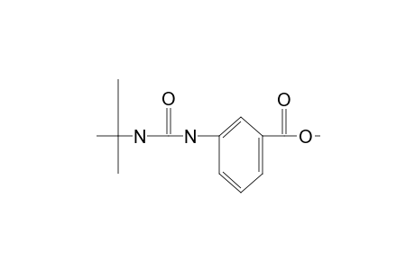 m-(3-tert-butylureido)benzoic acid, methyl ester