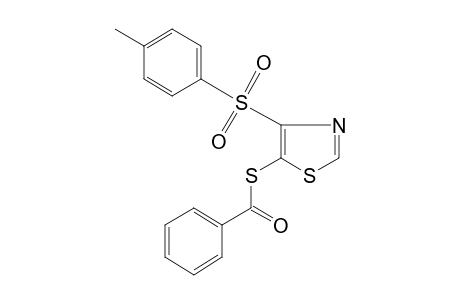 4-(p-tolylsulfonyl)-5-thiazolethiol, benzoate(ester)