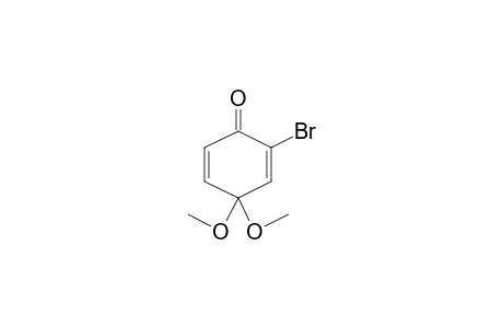 2-Bromo-4,4-dimethoxy-2,5-cyclohexadien-1-one