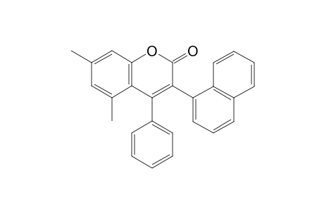 5,7-Dimethyl-3-(naphthalene-1-yl)-4-phenyl-2H-chromen-2-one