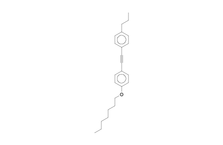 Benzene, 1-[[4-(heptyloxy)phenyl]ethynyl]-4-propyl-