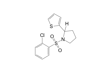 1-[(o-chlorophenyl)sulfonyl]-2-(2-thienyl)pyrrolidine