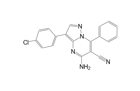 pyrazolo[1,5-a]pyrimidine-6-carbonitrile, 5-amino-3-(4-chlorophenyl)-7-phenyl-